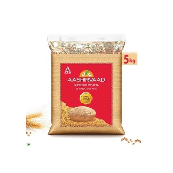 Aashirvaad Whole Wheat Aata  - 2 Kg