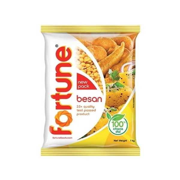 Fortune 100% Chana Dal Besan  - 1 Kg