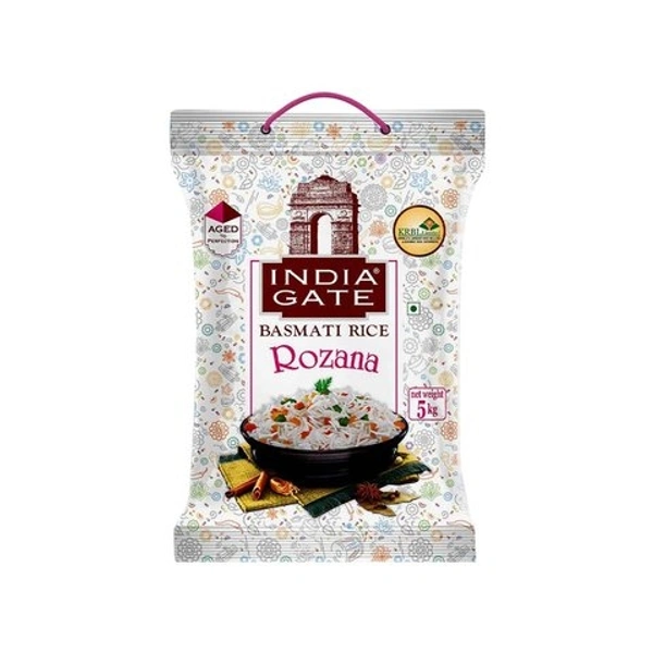 India Gate Feast Rozzana Basmati Rice - 5 Kg