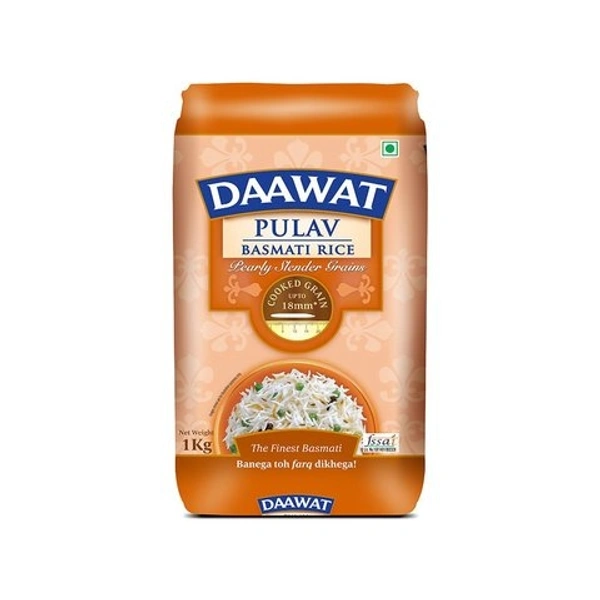 Daawat Pulav Basmati Rice  - 1 Kg
