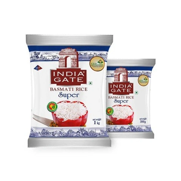 India Gate Super Basmati Rice - 1 Kg