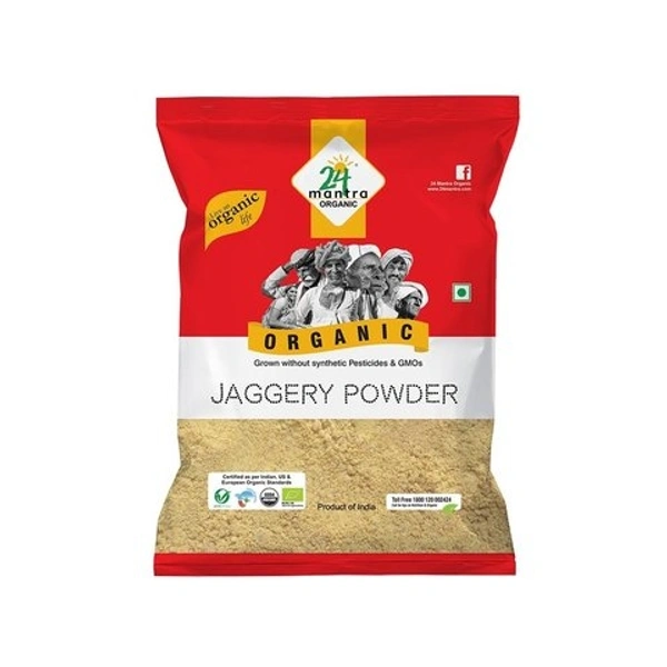 24 Mantra Organic Jaggery Powder  - 500g
