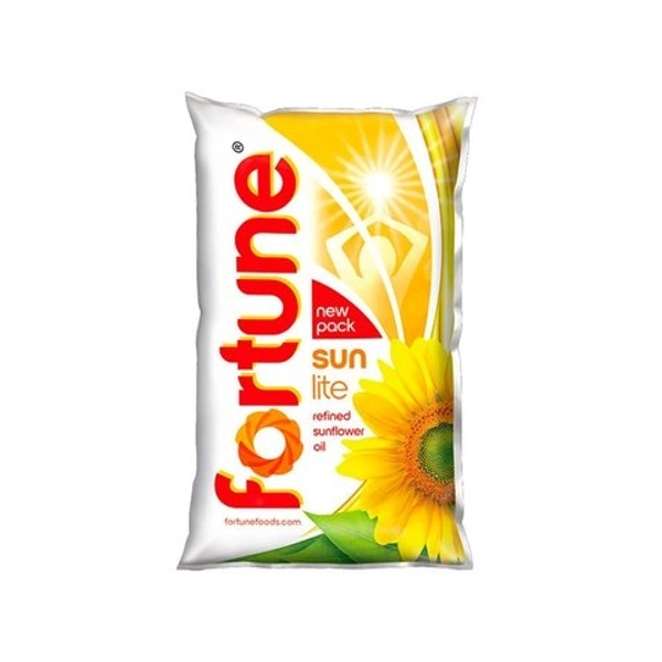 Fortune Sunlite Refined Sunflower Oil - 1 Ltr