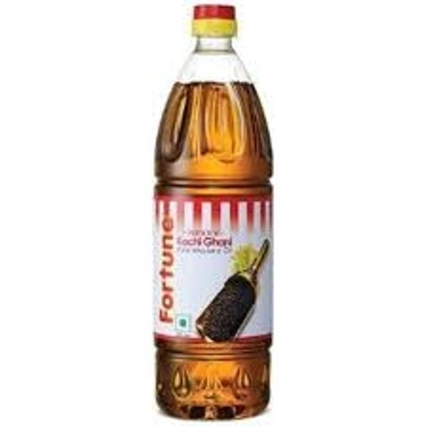 Fortune Premium Kachi Ghani Pure Mustard Oil  - 1 Ltr