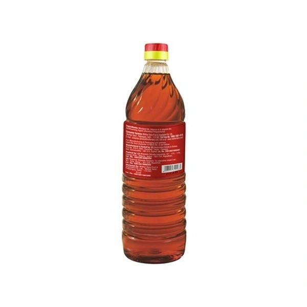 Dhara Kachi Ghani Mustard Oil - 1 Ltr