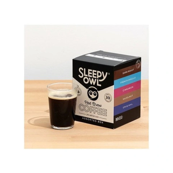 Sleepy Owl Assorted Hot Brew Coffee - 10*10g