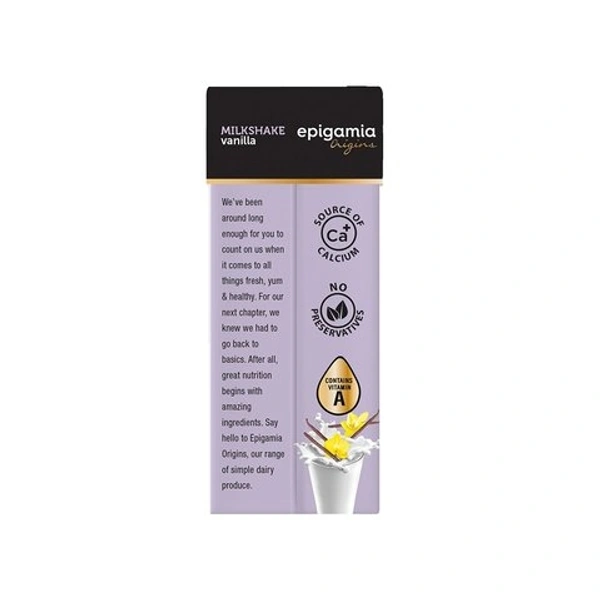 Epigamia Origins Vanilla Milkshake - 180 ml