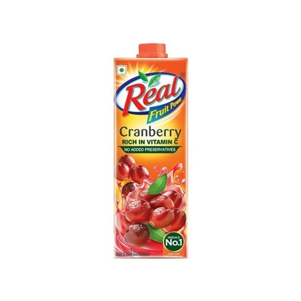 Real Canberry Juice  - 1 Ltr
