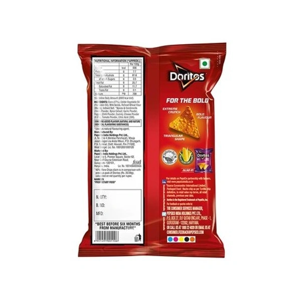 Doritos Cheese Flavour Nachos  - 66g