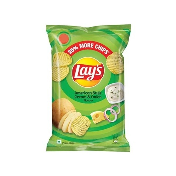 Lays American Style Cream & Onion Chips - 100g