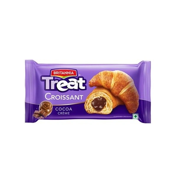 Britannia Treat Croissant with Cocoa Creme Filling - 45g