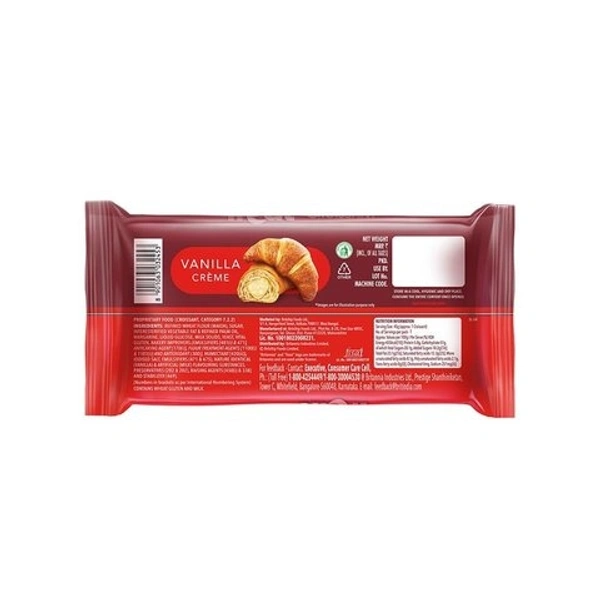 Britannia Treat Croissant with Vanilla Creme Filling - 45g