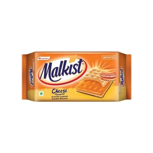 Malkist Cheese Flavoured Crunchy Crackers - 150g