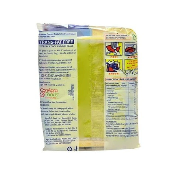 Act || Butterb Lovers Flavour Popcorn - 99g