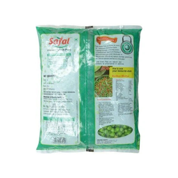 Safal Frozen Green Peas  - 1 Kg