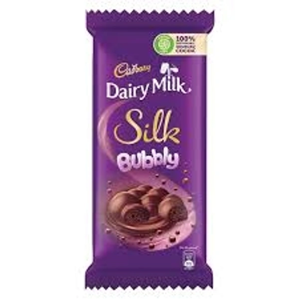 Cadbury Dairy Milk Silk Bubbly Chocolate  - 50g