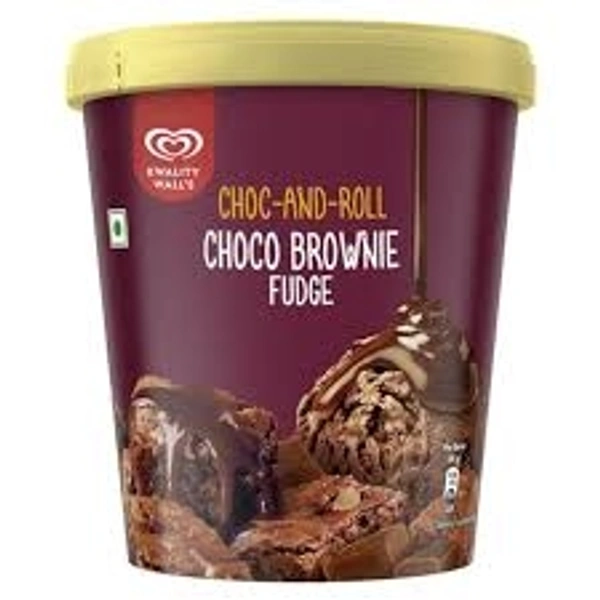 Kwality Walls Choco Brownie Fudge Icecream  - 700 ml