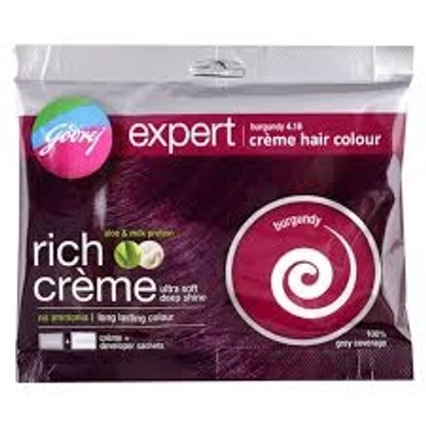 Godrej Expert 4.16 Burgundy Cream Hair Colour  - 20 ml