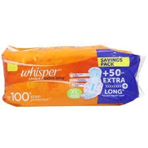 Whisper Choice Sanitary Pads- X| - 30 Pcs
