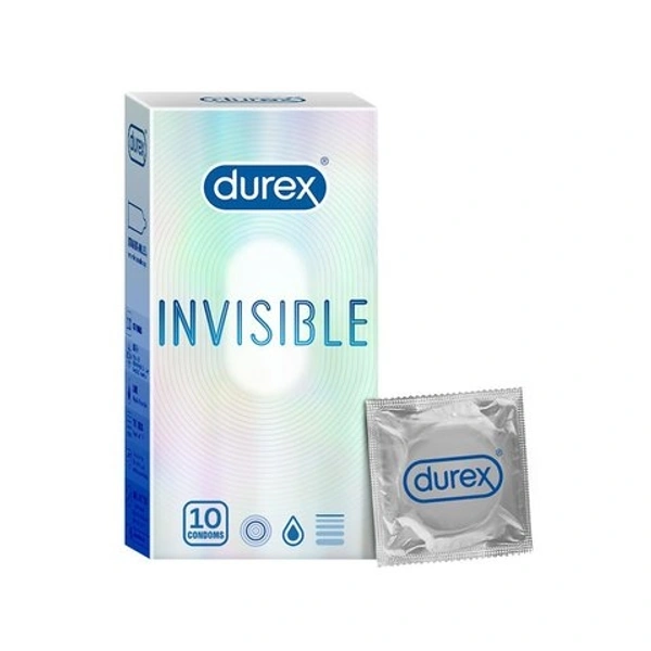 Durex Invisible Super Ultra Thin Condom  - 10 Pcs