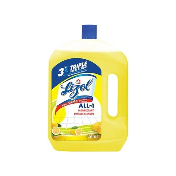 Lizol Citrus 3 In 1 Surface Cleaner  - 2 Ltr