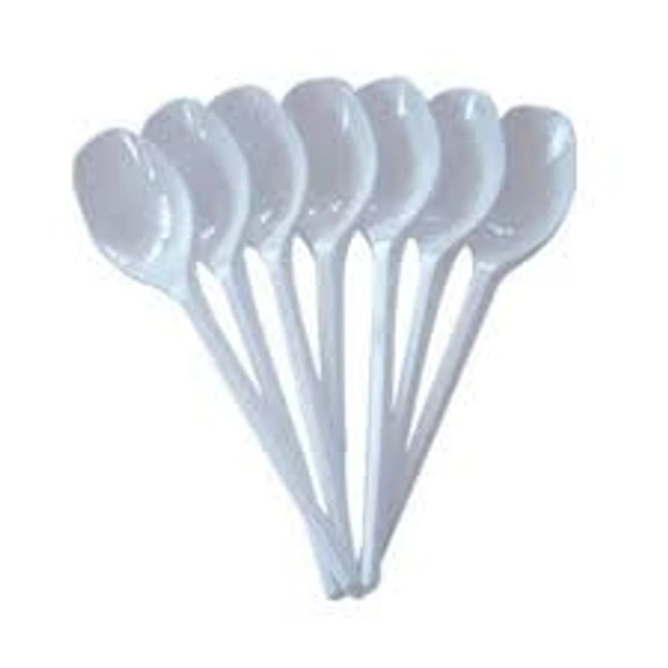 Aashi Medium Disposable Plastic Tablespoon - 100 Pcs