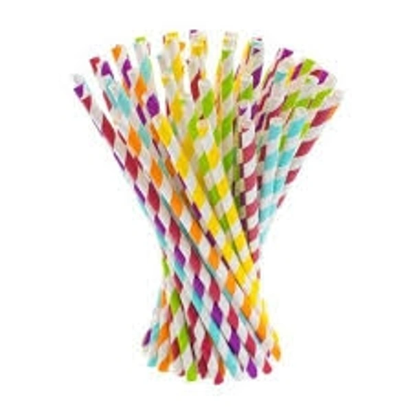 Paper Straws 10 MM - 10 Pcs