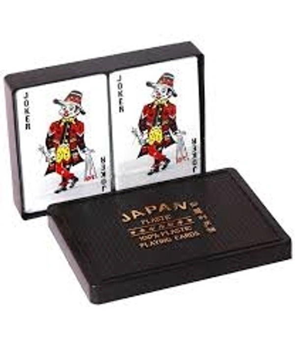 Japan 100% Plastic Playing Cards Double  - 1 Pcs