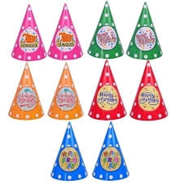 Party Caps  - 10 Pcs