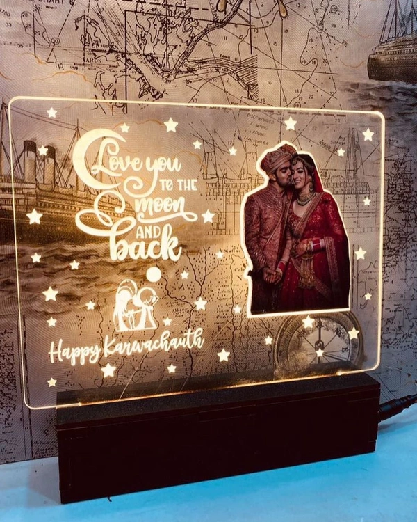 Customised Couples LED frame - 8*12 inch 650 Rs free shiping