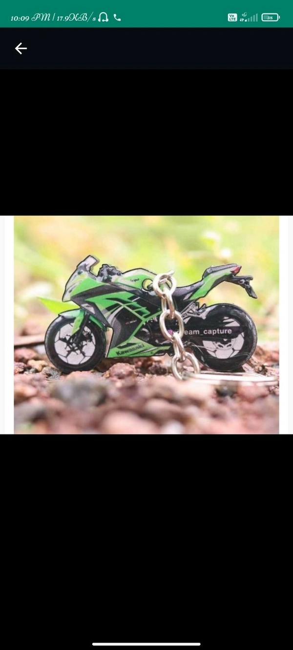 Bike Shape Keychain  - washable. acrylic material. no cod