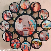 Customised Wall Clock  - 15*15 inches