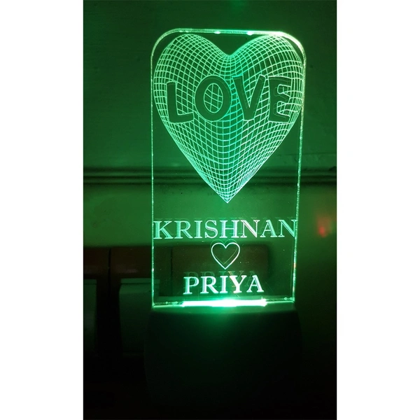 Couple Acrylic LED Light