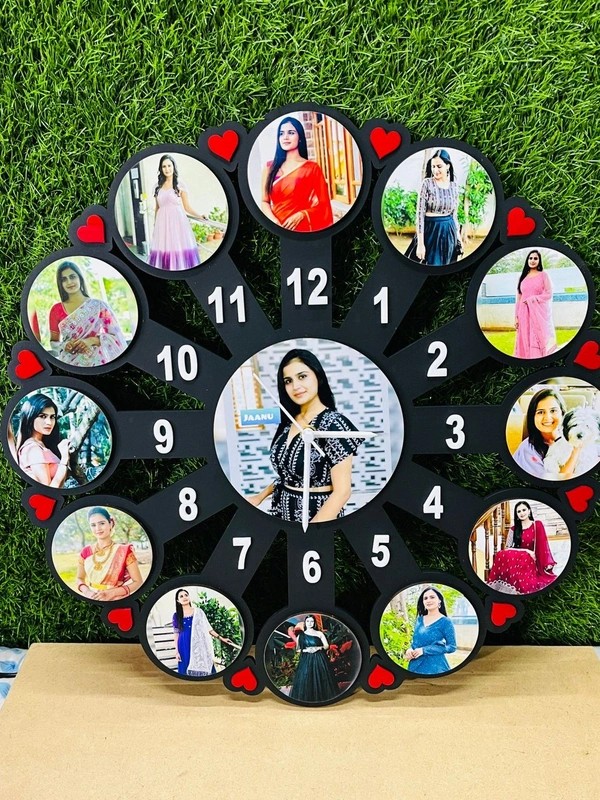 Customised Wall Clock  - 15*15 inches