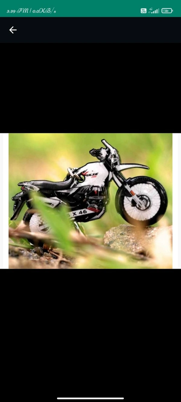 Bike Shape Keychain 