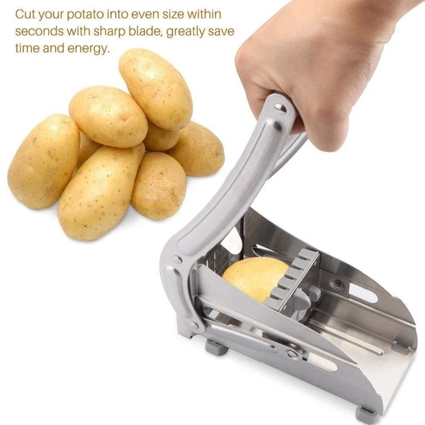 0083 Stainless Steel French Fries Potato Chips Strip Cutter Machine