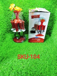 0104 New Stylish Stainless Steel Cutlery Set (24 pcs)