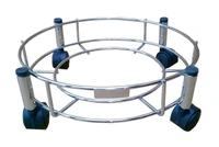 0118 Stainless Steel Gas Cylinder Trolley