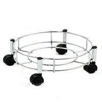 0118 Stainless Steel Gas Cylinder Trolley