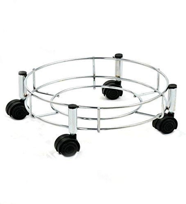 0118 Stainless Steel Gas Cylinder Trolley
