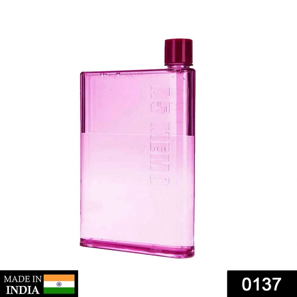 0137 A5 Size Notebook Plastic Bottle (Any color)