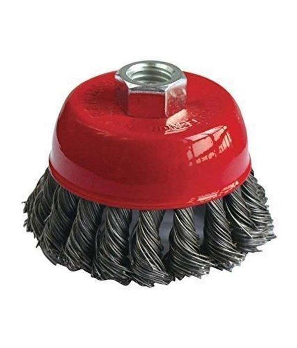 0195 Wire Wheel Cup Brush (Black)