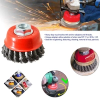 0195 Wire Wheel Cup Brush (Black)