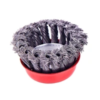 0195 Wire Wheel Cup Brush (Black)