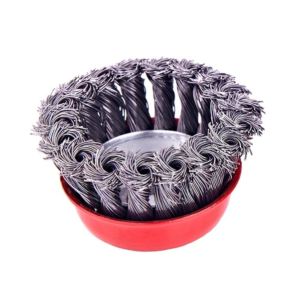 0195 Wire Wheel Cup Brush (Black)