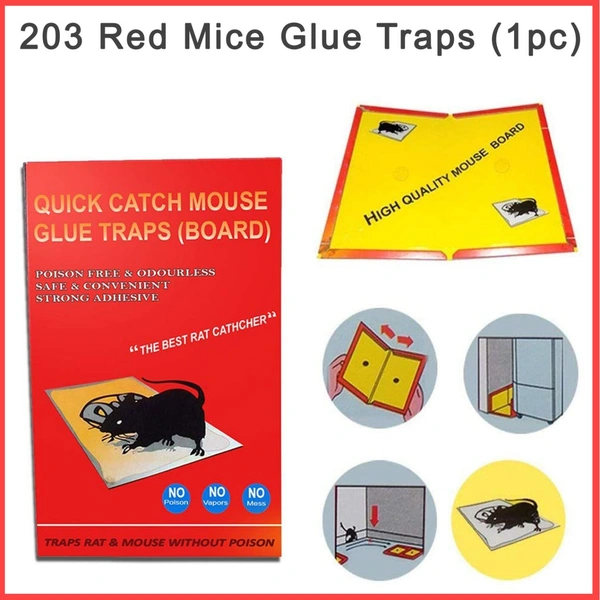 0203 Red Mice Glue Traps (1pc)