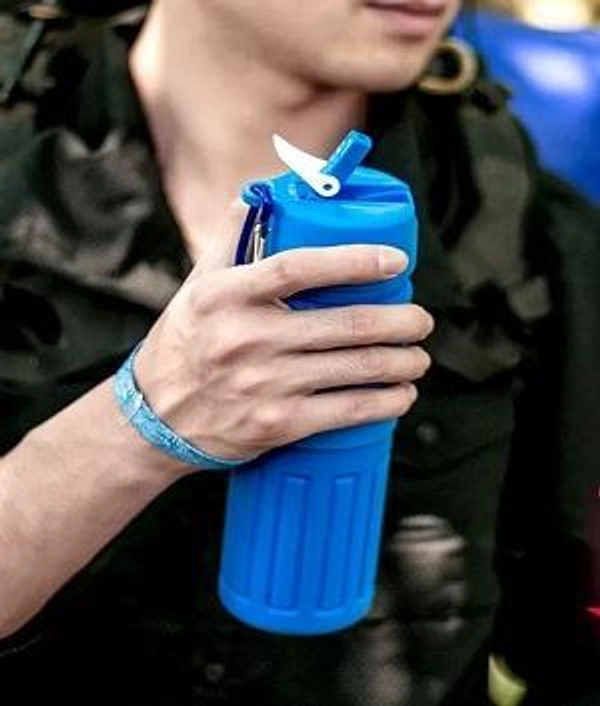 0326 Silicone Collapsible/Foldable Water Bottle