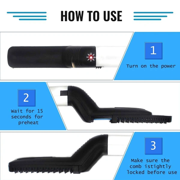0348 Men s Beard and Hair Curling Straightener (Modelling Comb)
