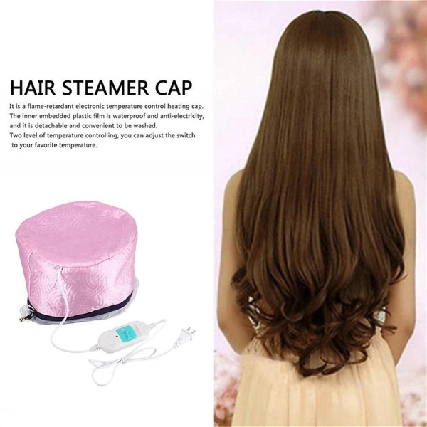 0352 Thermal Head Spa Cap Treatment with Beauty Steamer Nourishing Heating Cap