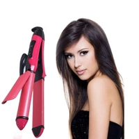 0385 2 in 1 Hair Straightener and Curler Machine For Women | Curl & Straight Hair Iron